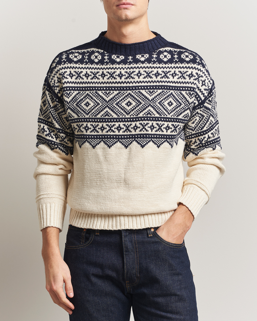 Mies | Puserot | Polo Ralph Lauren | Cotton/Cashmere Sweater Cream Combo