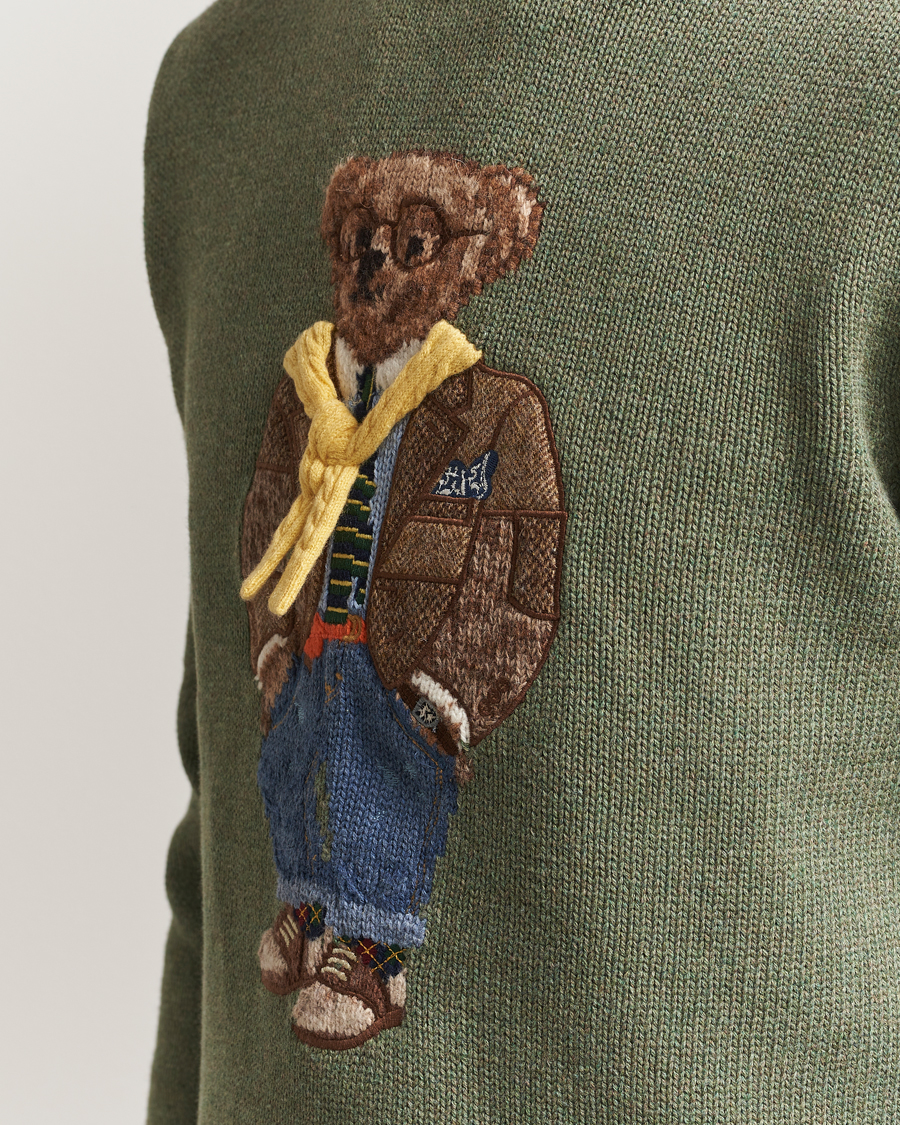 Mies | Puserot | Polo Ralph Lauren | Cotton/Cashmere Bear Sweater Lovette Heather