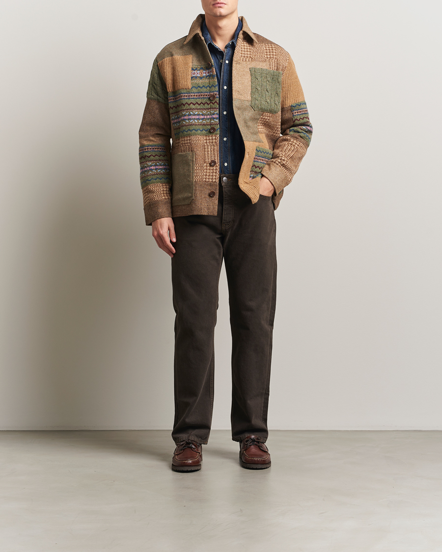 Mies | Puserot | Polo Ralph Lauren | Wool Blend Cardigan Tan Multi