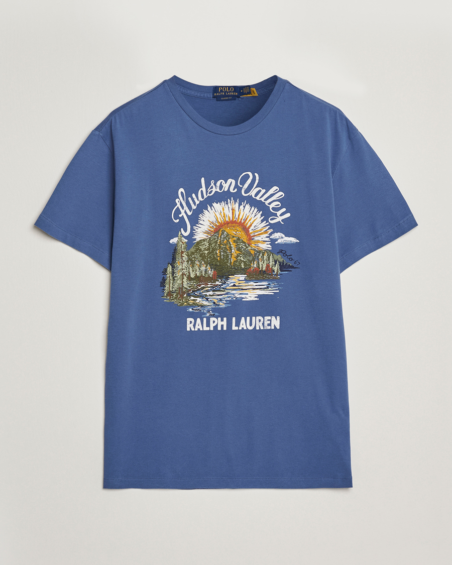 Mies | T-paidat | Polo Ralph Lauren | Printed T-Shirt Old Royal
