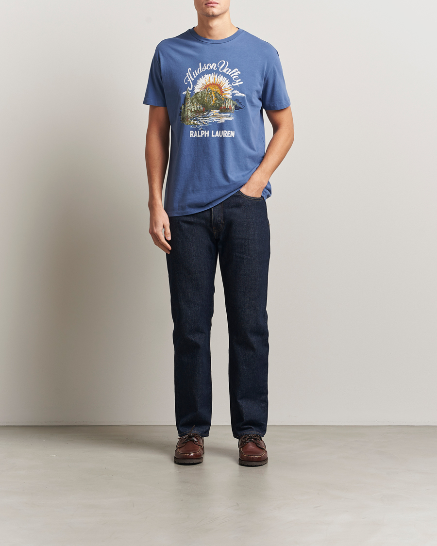 Mies | T-paidat | Polo Ralph Lauren | Printed T-Shirt Old Royal