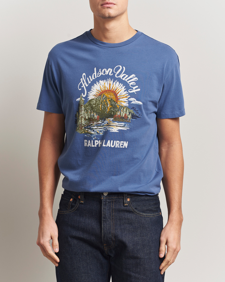 Mies | T-paidat | Polo Ralph Lauren | Printed T-Shirt Old Royal
