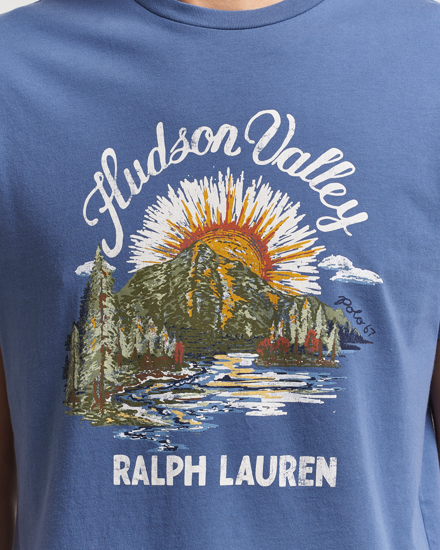 Mies | T-paidat | Polo Ralph Lauren | Printed T-Shirt Old Royal