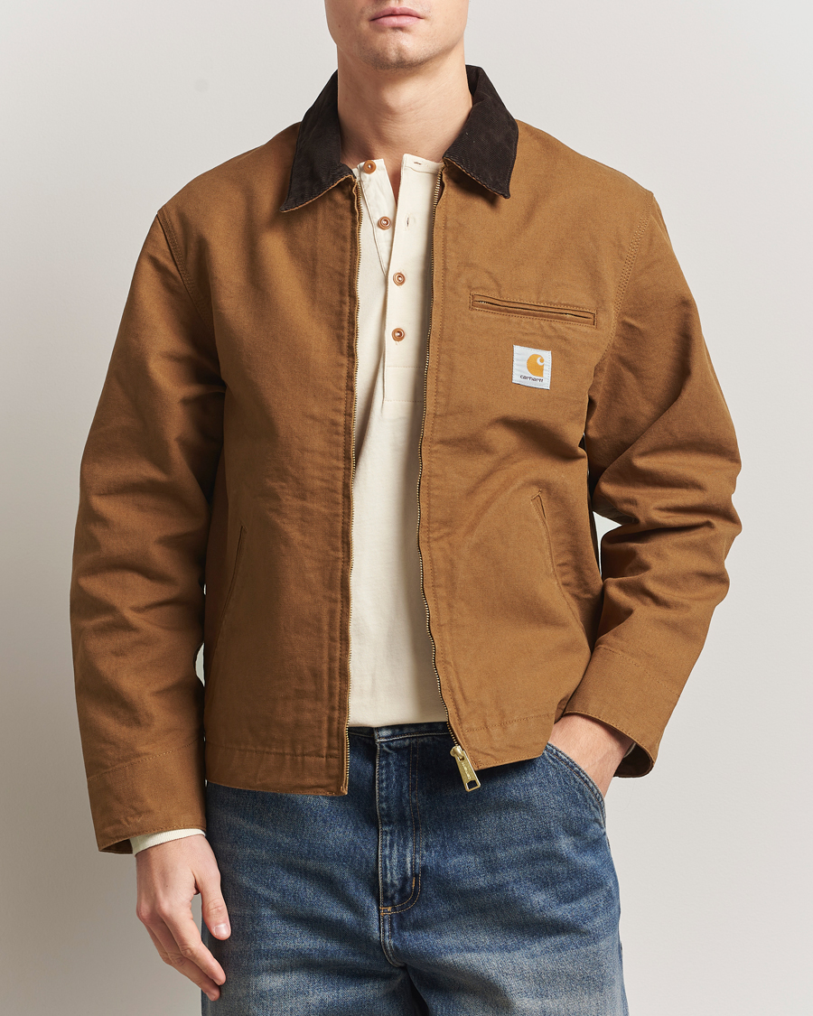 Mies | Takit | Carhartt WIP | Detroit Jacket Dearborn Canvas Hamilton Brown