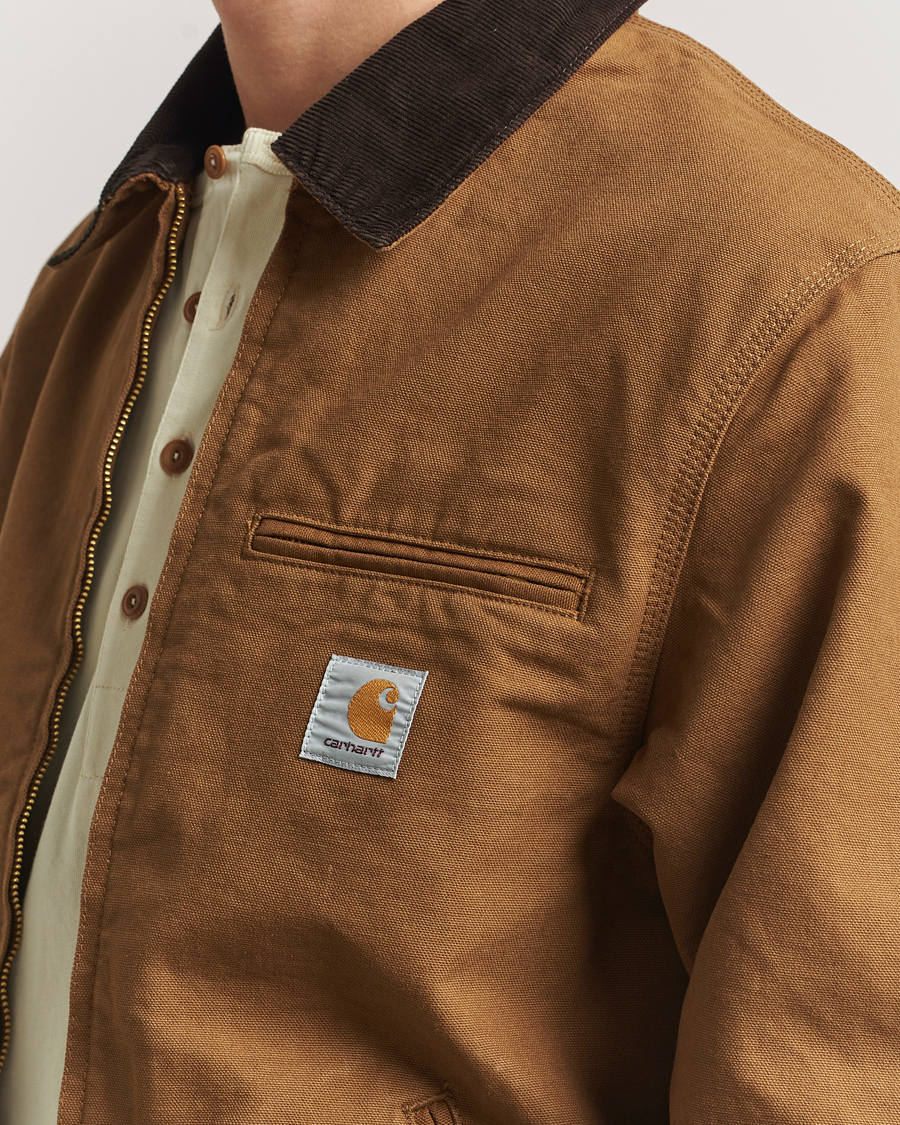 Mies | Takit | Carhartt WIP | Detroit Jacket Dearborn Canvas Hamilton Brown