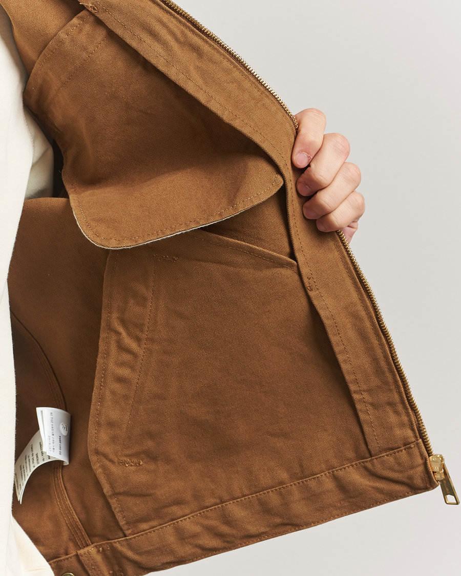 Mies | Takit | Carhartt WIP | Detroit Jacket Dearborn Canvas Hamilton Brown
