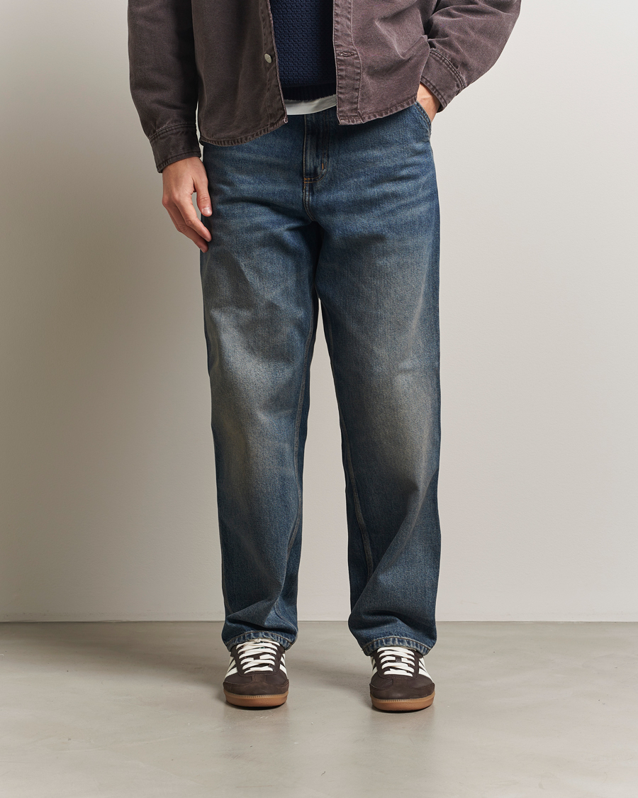 Mies | Kauluspaidat | Carhartt WIP | Single Knee Pants Worn Used Wash