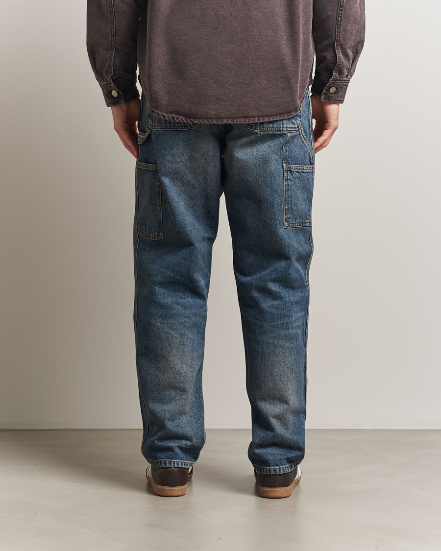 Mies | Kauluspaidat | Carhartt WIP | Single Knee Pants Worn Used Wash