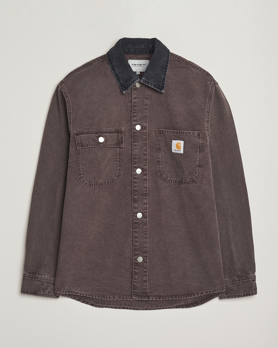 Mies | Kauluspaidat | Carhartt WIP | Mitch Dusky Canvas Overshirt Palisander