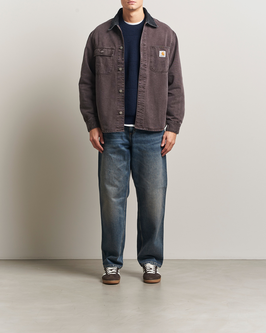 Mies | Kauluspaidat | Carhartt WIP | Mitch Dusky Canvas Overshirt Palisander