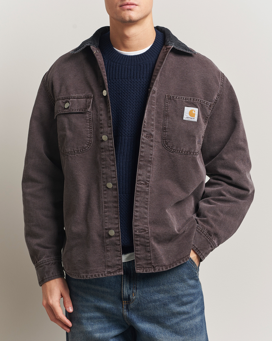 Mies | Kauluspaidat | Carhartt WIP | Mitch Dusky Canvas Overshirt Palisander
