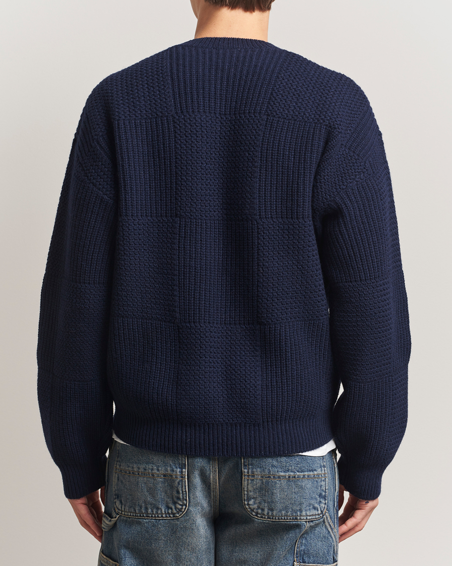 Mies | Puserot | Carhartt WIP | Bishop Knitted Sweater Dark Navy