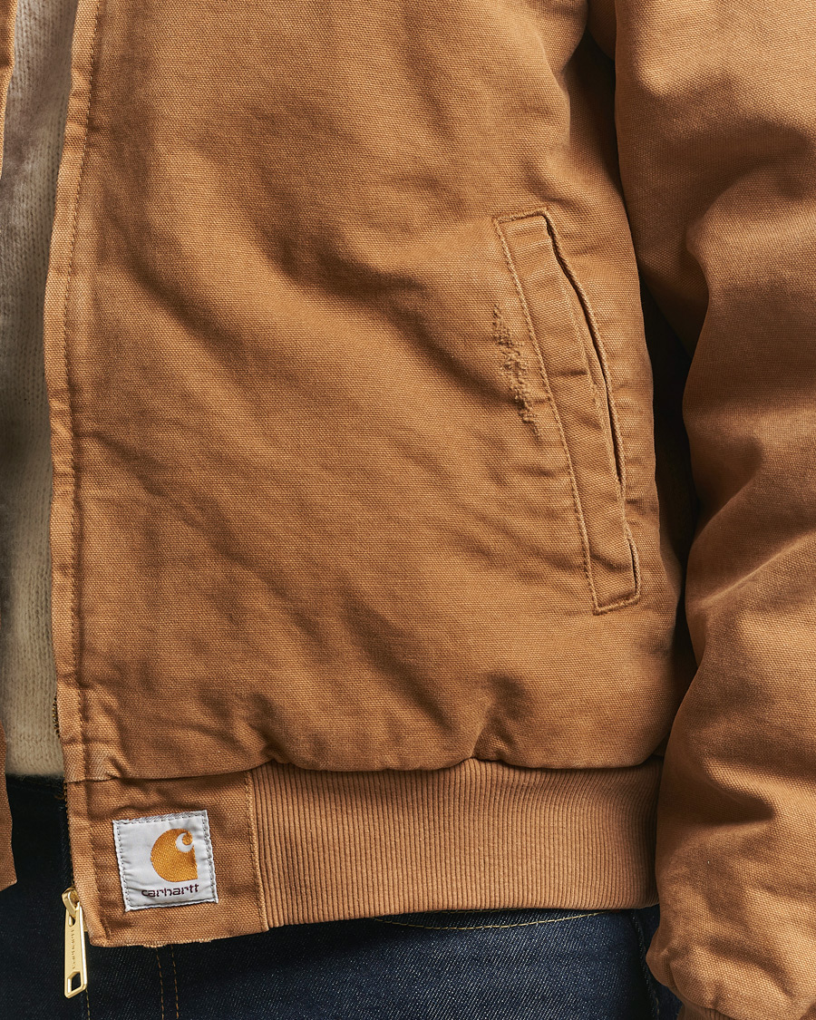 Mies | Takit | Carhartt WIP | OG Santa Fee Jacket Hamilton Brown Grind Washed