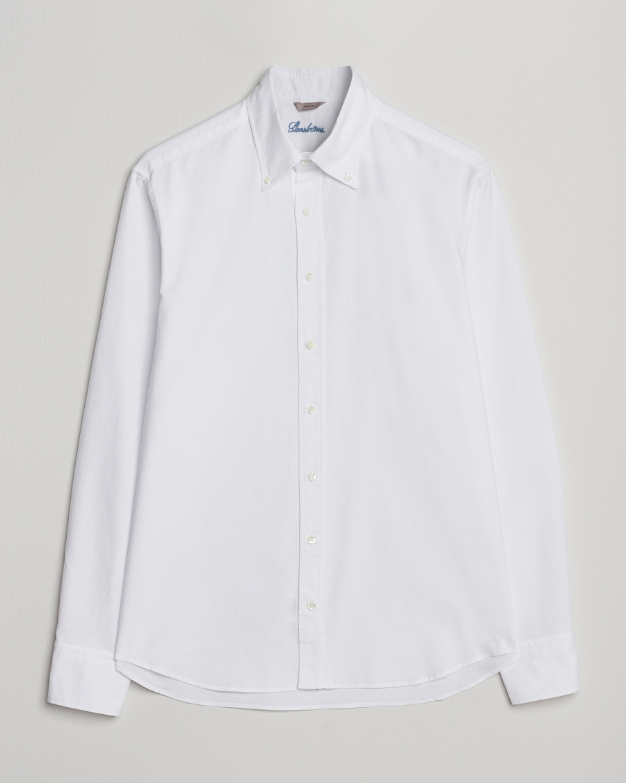 Mies | Kauluspaidat | Stenströms | Regular Fit Oxford Shirt White