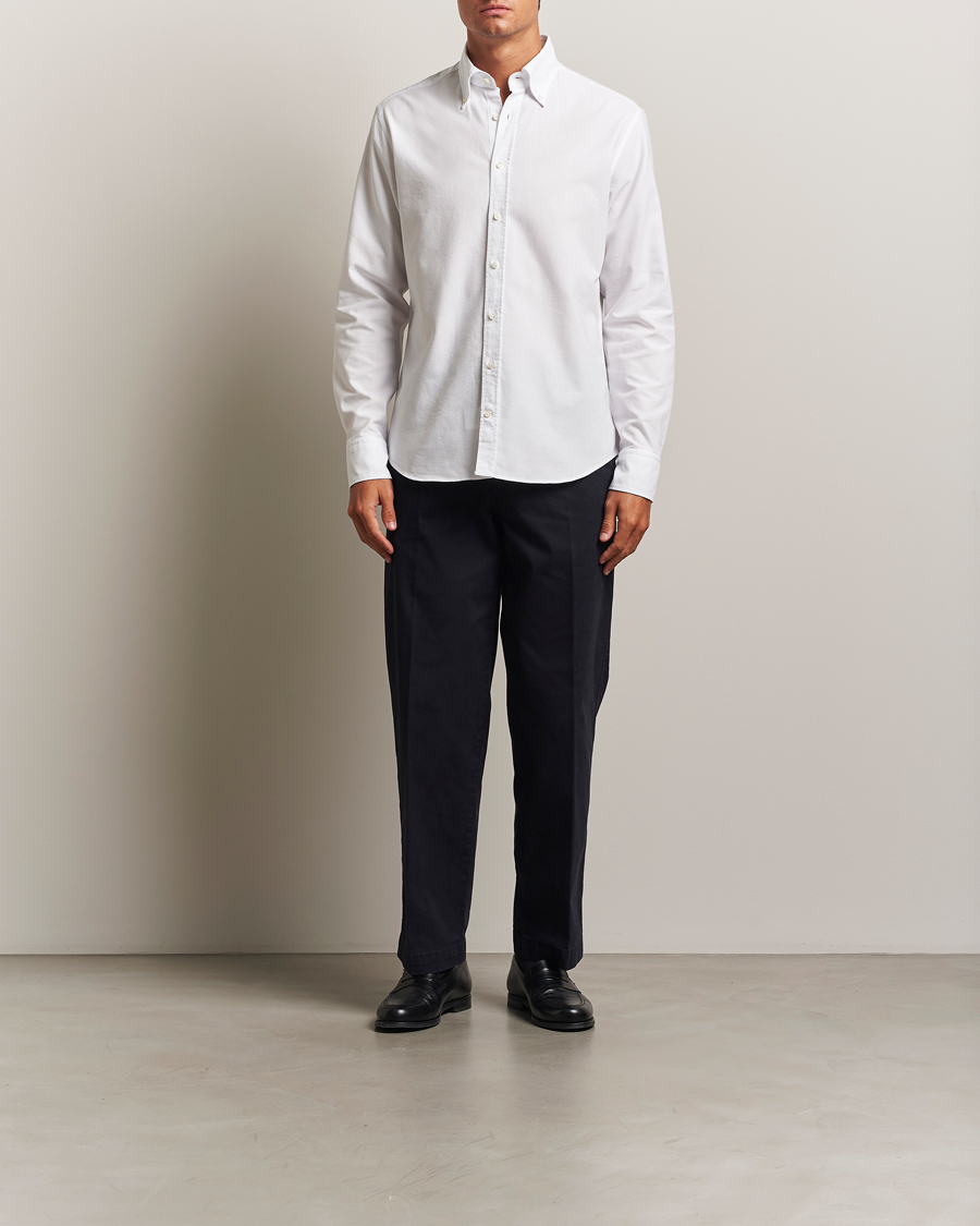 Mies | Kauluspaidat | Stenströms | Regular Fit Oxford Shirt White