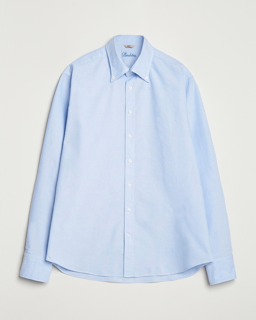 Mies | Kauluspaidat | Stenströms | Regular Fit Oxford Shirt Light Blue