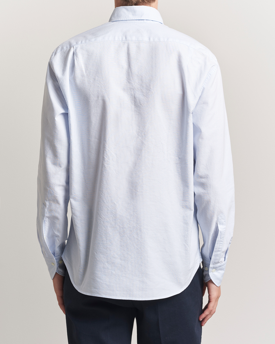 Mies | Kauluspaidat | Stenströms | Regular Fit Oxford Shirt Blue/White