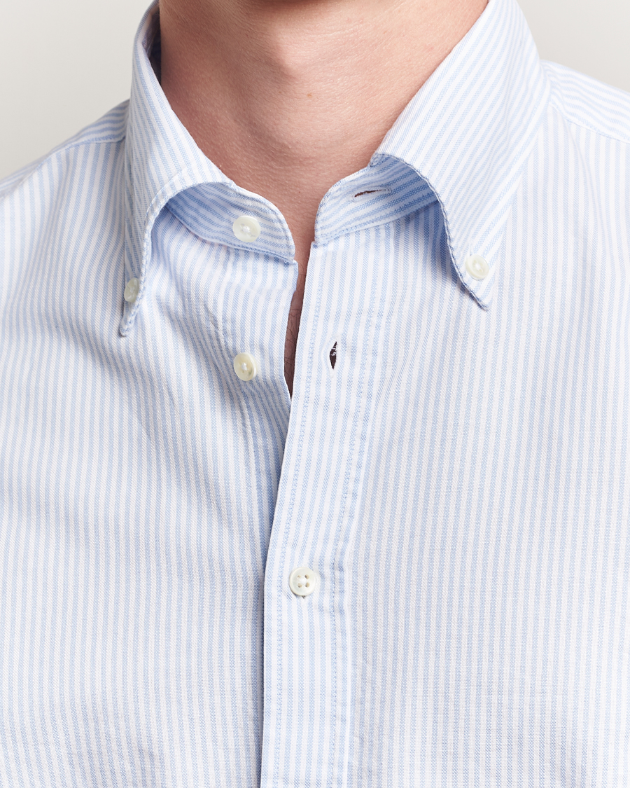 Mies | Kauluspaidat | Stenströms | Regular Fit Oxford Shirt Blue/White
