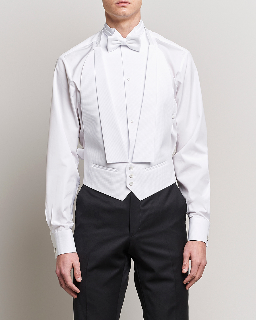 Mies | Kauluspaidat | Stenströms | Evening Waistcoat White
