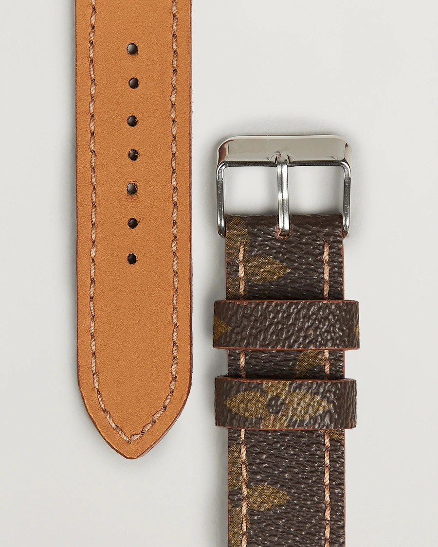 Mies | Kellonrannekkeet | Care with Carl | Watch Strap Re-made Louis Vuitton Monogram