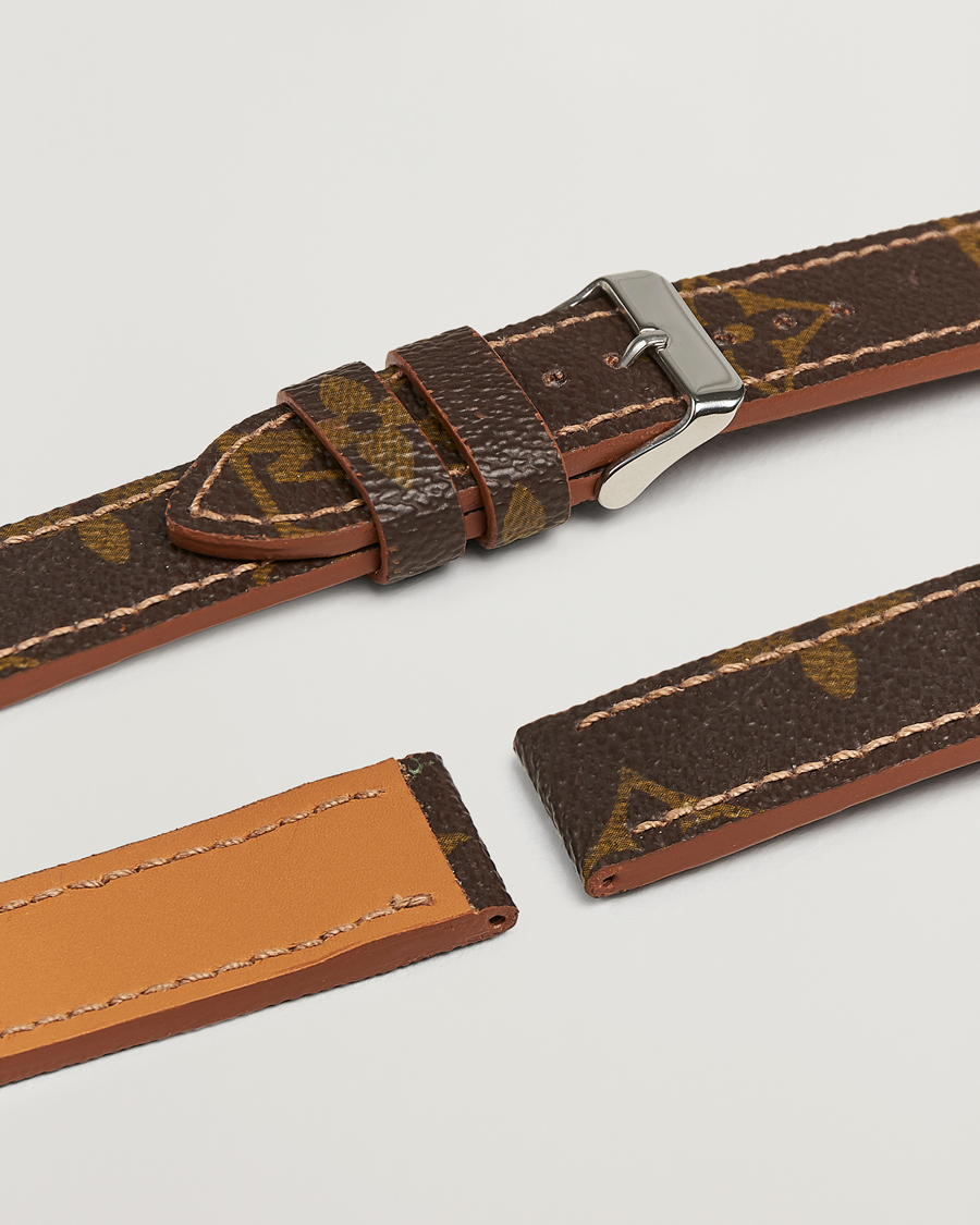 Mies | Kellonrannekkeet | Care with Carl | Watch Strap Re-made Louis Vuitton Monogram
