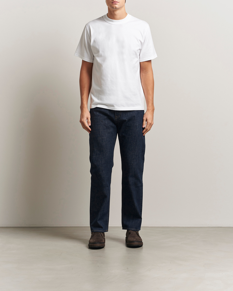 Mies | T-paidat | Armor Lux for Care of Carl | Armor-lux 2-Pack Heritage Callac T-Shirt White/White