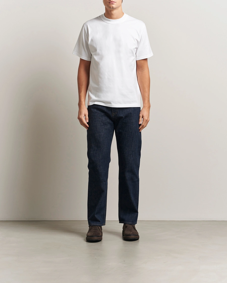 Mies | T-paidat | Armor Lux for Care of Carl | Armor-lux 2-Pack Heritage Callac T-Shirt White/White