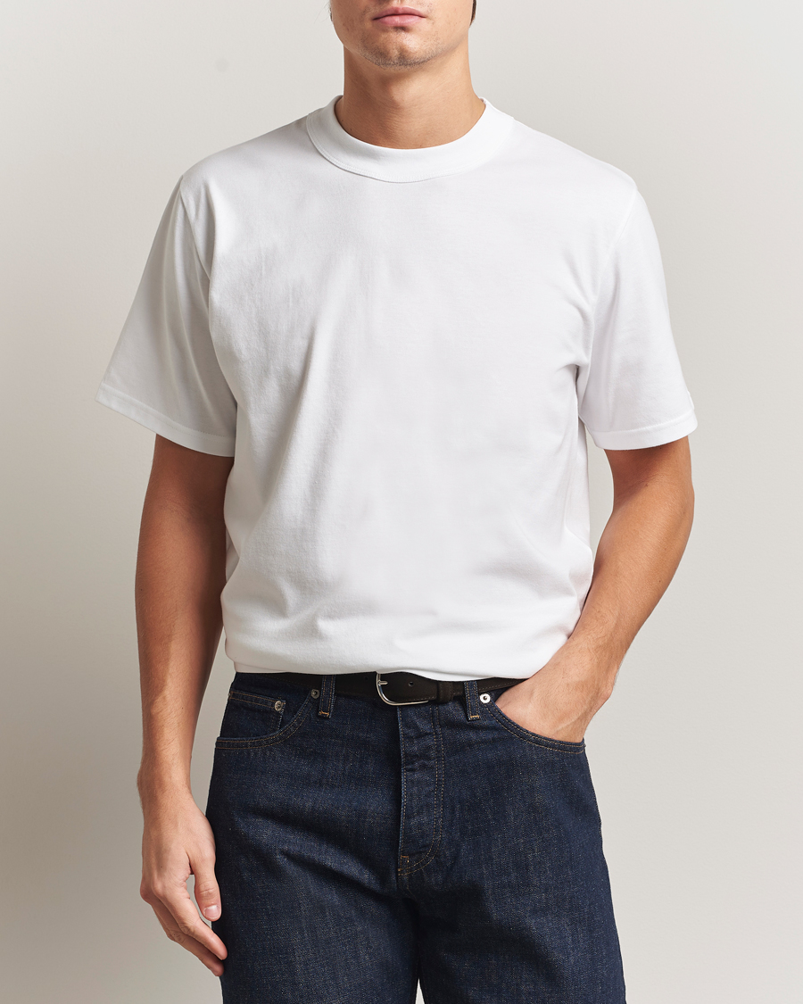 Mies | T-paidat | Armor Lux for Care of Carl | Armor-lux 2-Pack Heritage Callac T-Shirt White/White