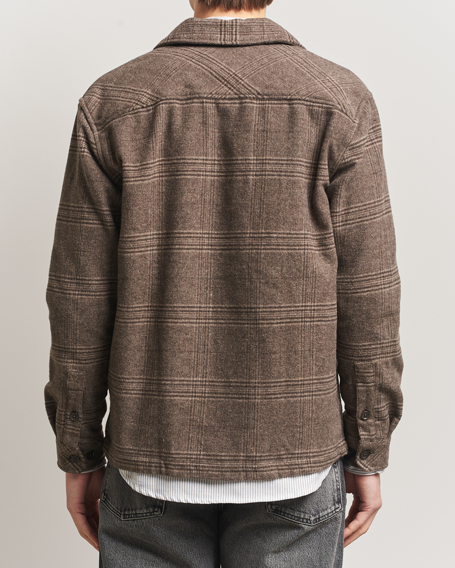 Mies | Kauluspaidat | Samsøe Samsøe | Castor Checked Overshirt Black Coffee