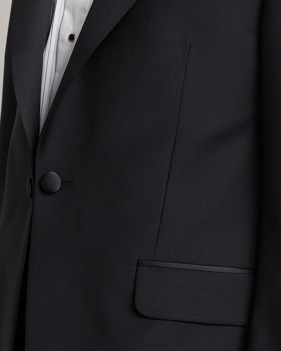 Mies | Pikkutakit | Oscar Jacobson | Frampton Wool Tuxedo Blazer Black