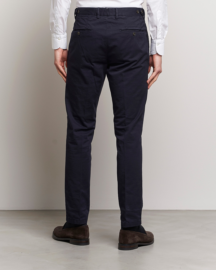 Mies | Housut | Oscar Jacobson | Danwick Cotton Trousers Navy