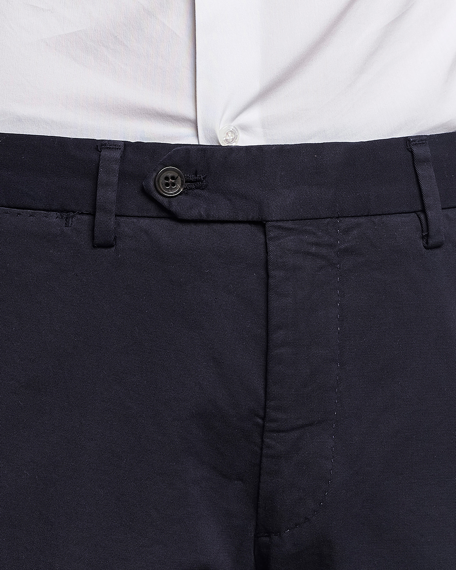 Mies | Housut | Oscar Jacobson | Danwick Cotton Trousers Navy