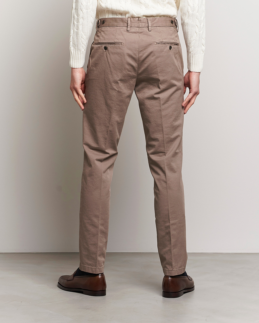 Mies | Housut | Oscar Jacobson | Danwick Cotton Trousers Light Brown