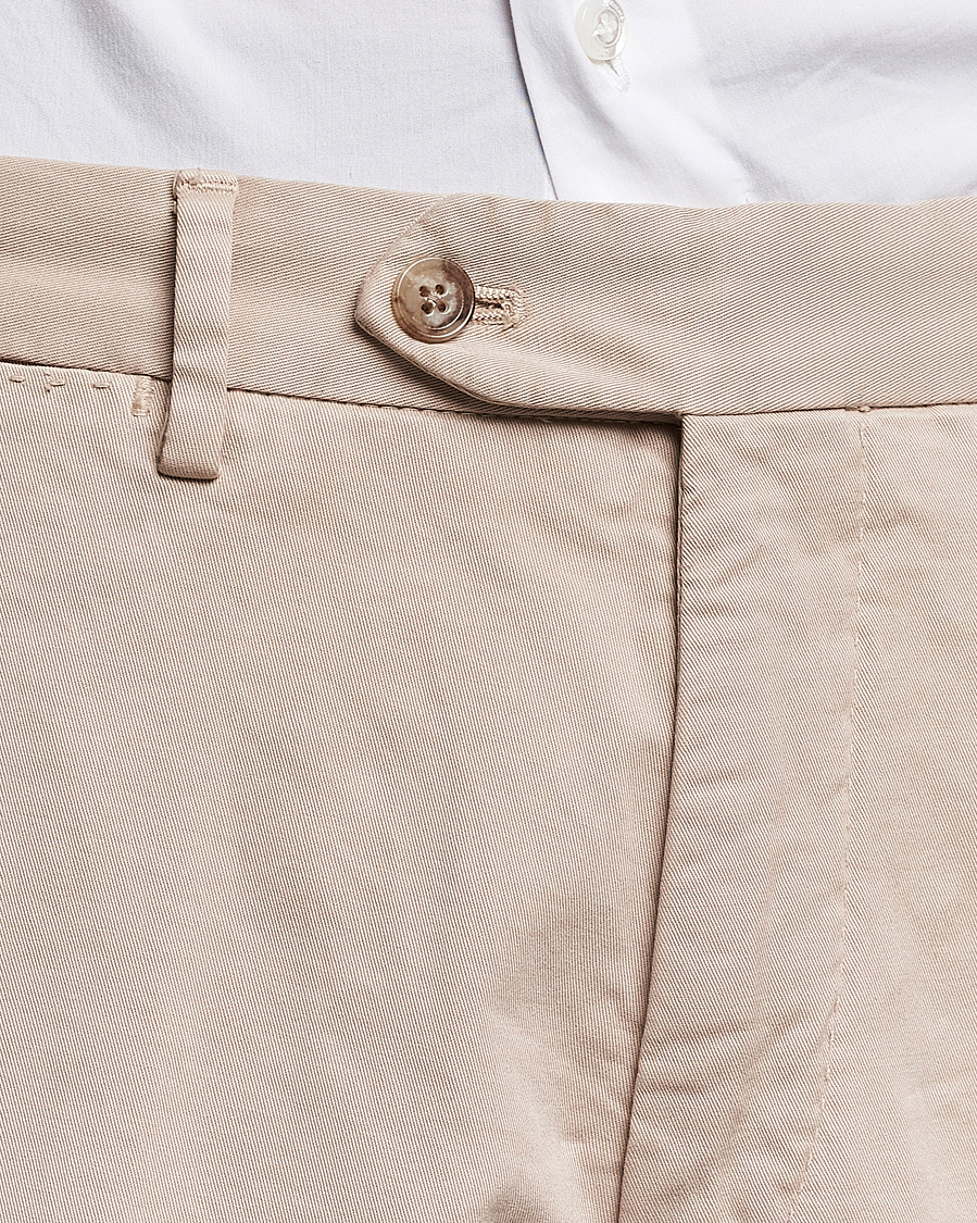 Mies | Housut | Oscar Jacobson | Danwick Cotton Trousers Beige