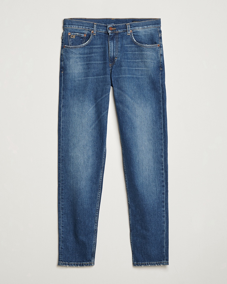 Mies | Housut | Oscar Jacobson | Karl Cotton Stretch Jeans Vintage Wash