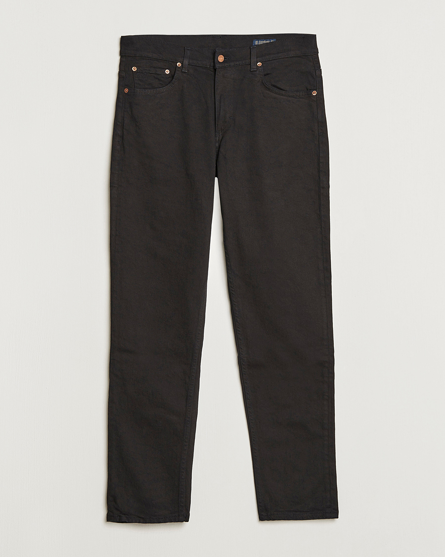 Mies | Farkut | Oscar Jacobson | Karl Cotton Stretch Jeans Black