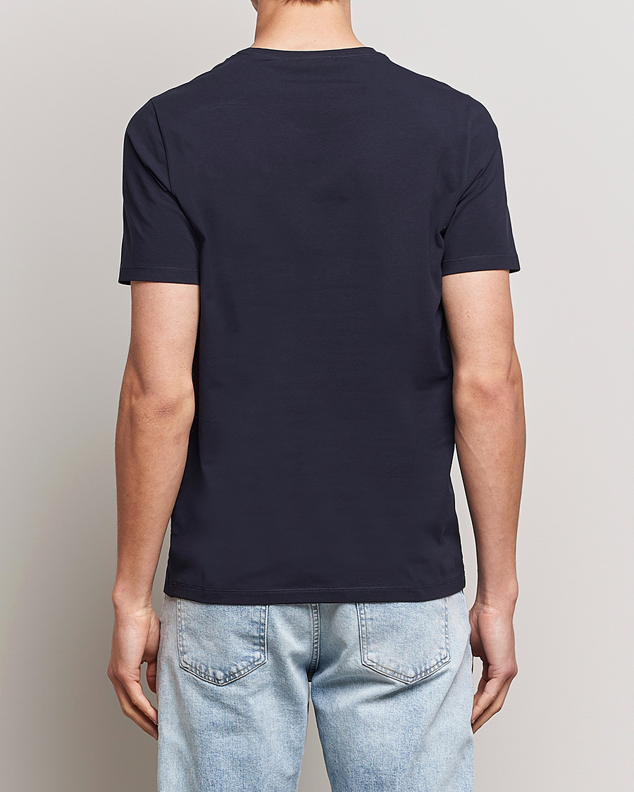 Mies | T-paidat | Oscar Jacobson | Kyran Cotton T-Shirt Navy