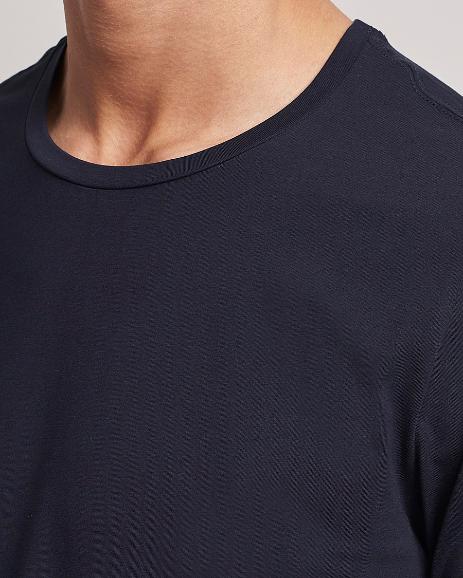 Mies | T-paidat | Oscar Jacobson | Kyran Cotton T-Shirt Navy