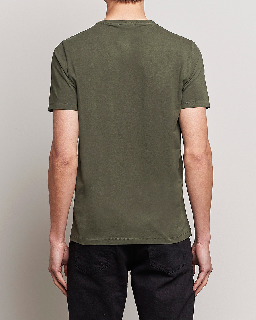 Mies | T-paidat | Oscar Jacobson | Kyran Cotton T-Shirt Green