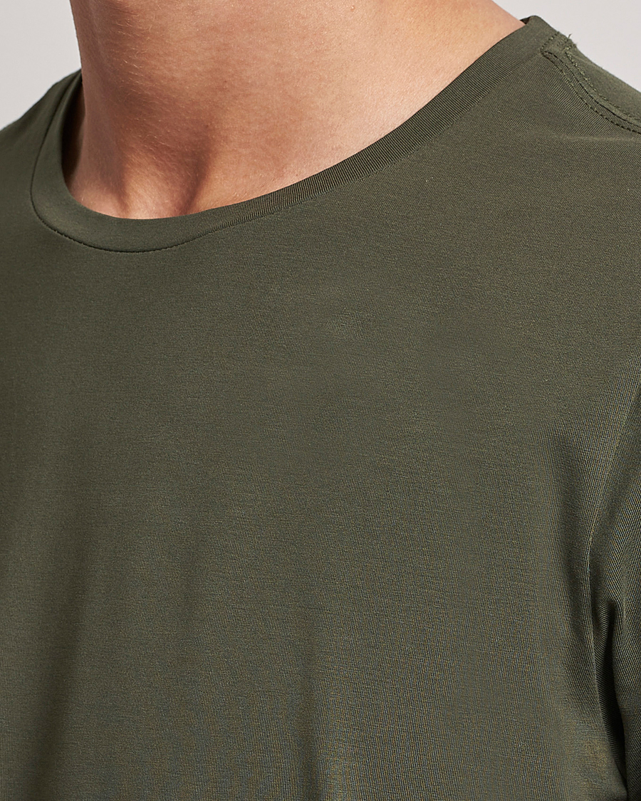 Mies | T-paidat | Oscar Jacobson | Kyran Cotton T-Shirt Green