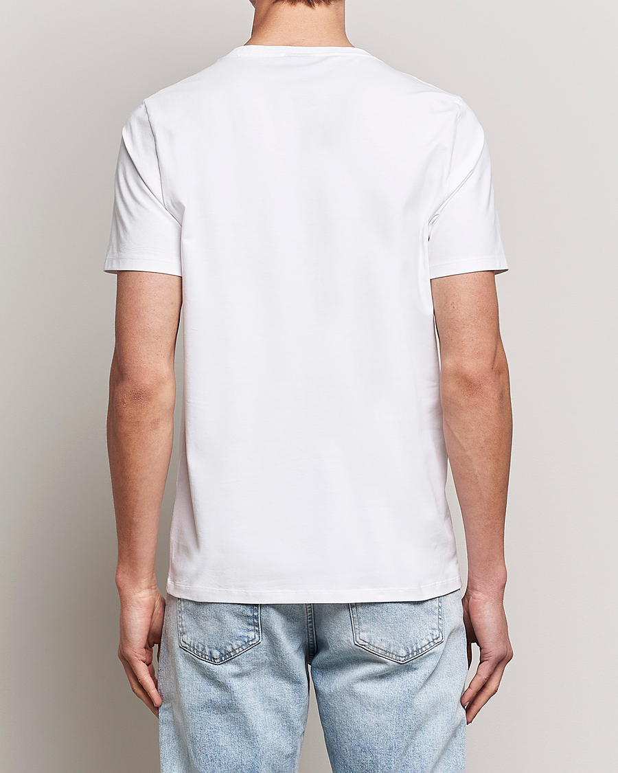 Mies | T-paidat | Oscar Jacobson | Kyran Cotton T-Shirt White