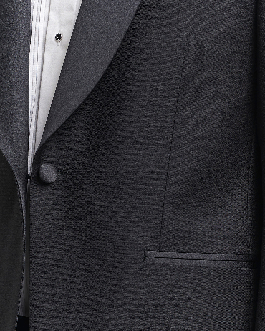 Mies | Pikkutakit | Oscar Jacobson | Figaro Wool Tuxedo Blazer Black