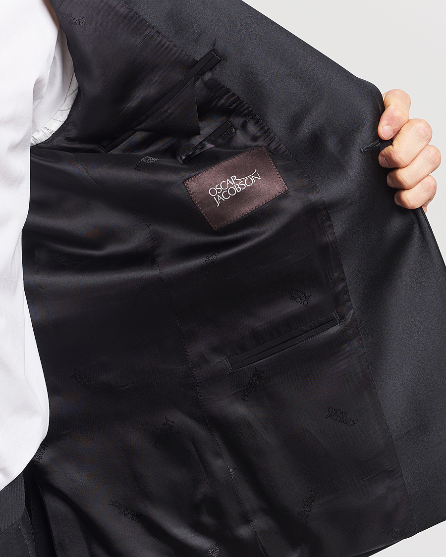Mies | Pikkutakit | Oscar Jacobson | Figaro Wool Tuxedo Blazer Black