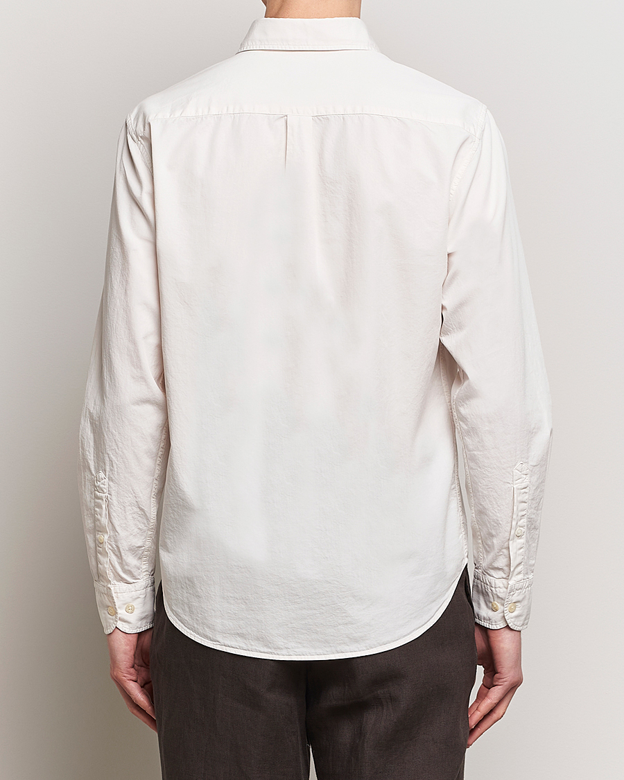 Mies | Kauluspaidat | Oscar Jacobson | Reg Fit Wide Spread Collar Twill Ecru White