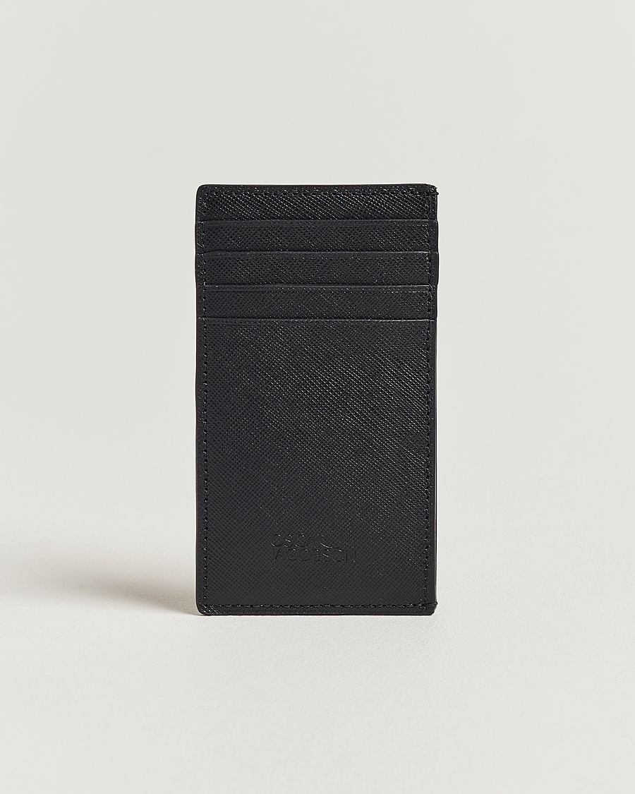Mies | Lompakot | Oscar Jacobson | Card Holder Leather Black