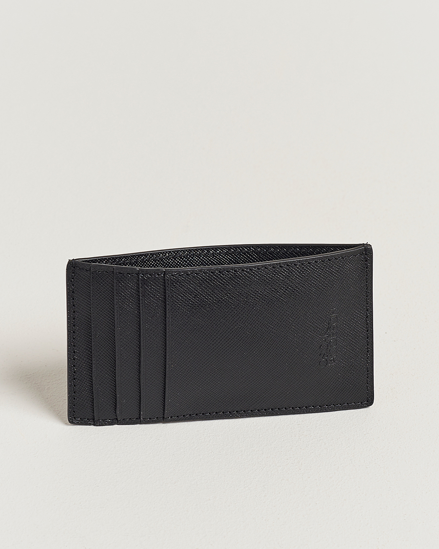 Mies | Lompakot | Oscar Jacobson | Card Holder Leather Black