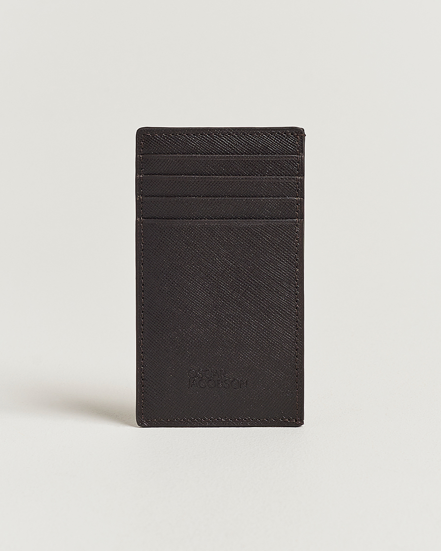 Mies | Lompakot | Oscar Jacobson | Card Holder Leather Forastero Brown