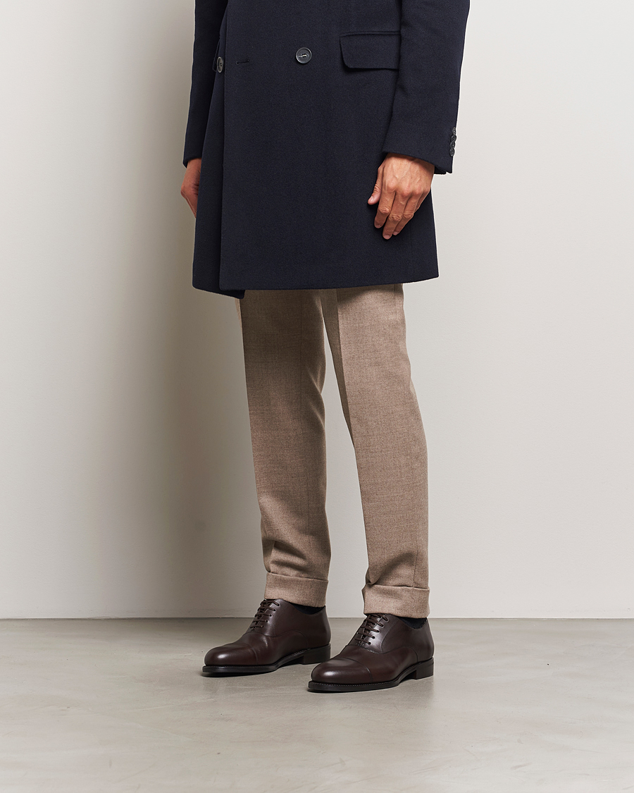 Mies | Oxford-kengät | Oscar Jacobson | Oxford Shoes Dark Mud Brown