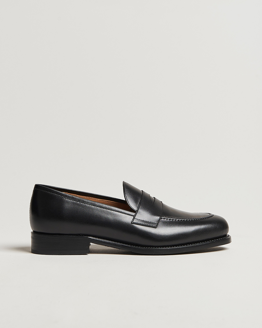 Mies | Loaferit | Oscar Jacobson | Penny Loafers Black