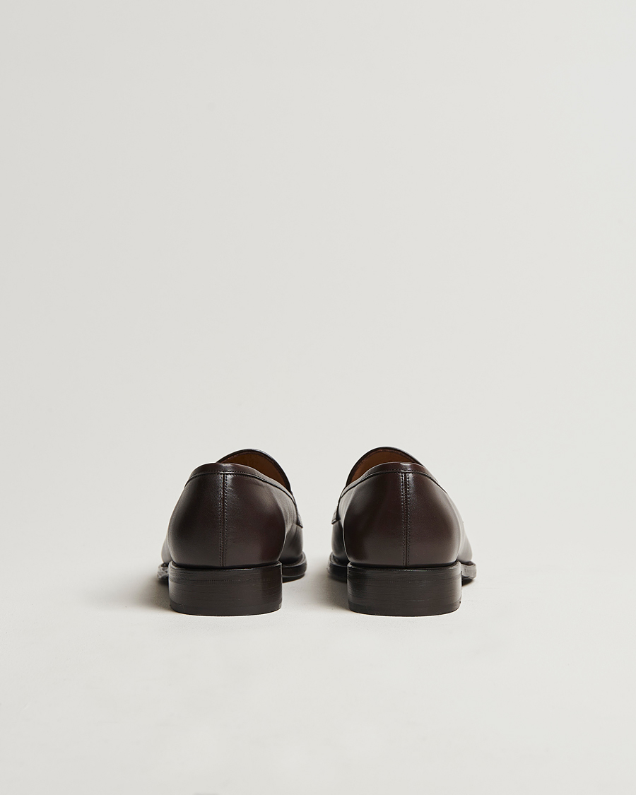 Mies | Loaferit | Oscar Jacobson | Penny Loafers Dark Mud Brown